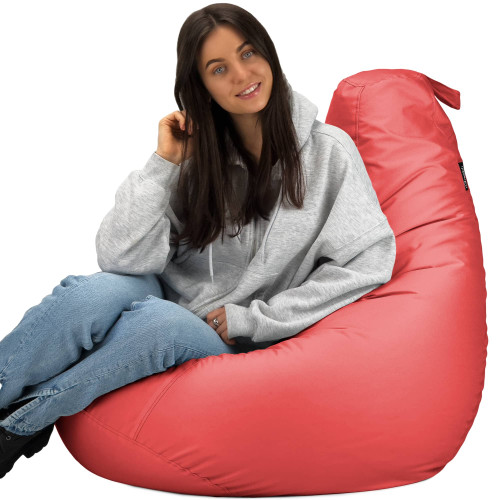 Крісло Мішок Груша Оксфорд розмір Стандарт+ Червоний з внутрішнім чохлом