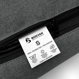 Лежак для собак и котов EGO Bosyak Рогожка S 65x50 Серый (Ортопедическая лежанка для собак 4-6 кг)