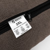 Лежак для больших собак EGO Bosyak Рогожка 2XL 120x100 Коричневый (Ортопедическая лежанка для собак от 30 кг)