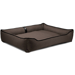 Лежак для больших собак EGO Bosyak Рогожка 2XL 120x100 Коричневый (Ортопедическая лежанка для собак от 30 кг)