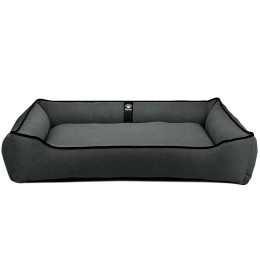 Лежак для больших собак EGO Bosyak Рогожка 2XL 120x100 Серый (Ортопедическая лежанка для собак от 30 кг)