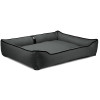 Лежак для больших собак EGO Bosyak Рогожка 2XL 120x100 Серый (Ортопедическая лежанка для собак от 30 кг)
