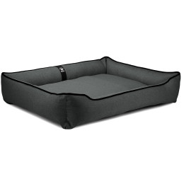 Лежак для больших собак EGO Bosyak Рогожка 2XL 120x100 Серый (Ортопедическая лежанка для собак от 30 кг)
