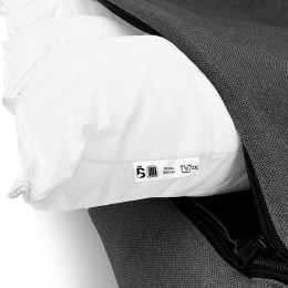 Лежак для больших собак EGO Bosyak Рогожка 2XL 120x100 Серый (Ортопедическая лежанка для собак от 30 кг)