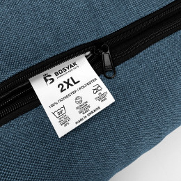 Лежак для больших собак EGO Bosyak Рогожка 2XL 120x100 Синий (Ортопедическая лежанка для собак от 30 кг)