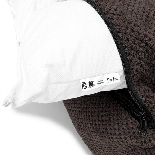 Лежак для собак всех пород EGO Bosyak Soft 2XL 120x100 Коричневый (лежанка для больших собак от 30 кг)