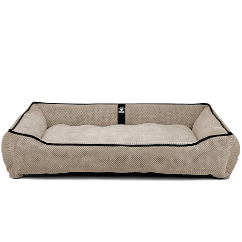 Лежак для собак всех пород EGO Bosyak Soft 2XL 120x100 Бежевый (лежанка для больших собак от 30 кг)