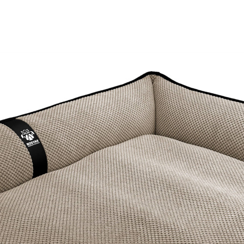 Лежак для собак всех пород EGO Bosyak Soft 2XL 120x100 Бежевый (лежанка для больших собак от 30 кг)