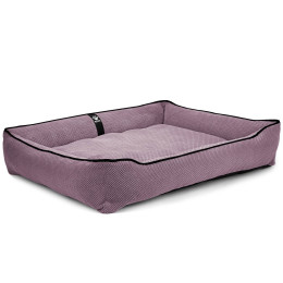 Лежак для собак всех пород EGO Bosyak Soft 2XL 120x100 Розовый (лежанка для больших собак от 30 кг)