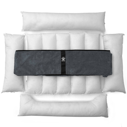 Лежак для собак всех пород EGO Bosyak Soft 2XL 120x100 Серый (лежанка для больших собак от 30 кг)