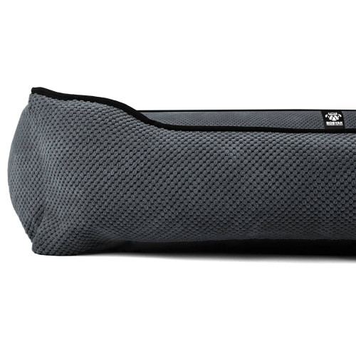 Лежак для собак всех пород EGO Bosyak Soft 2XL 120x100 Серый (лежанка для больших собак от 30 кг)