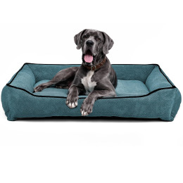 Лежак для собак всех пород EGO Bosyak Soft 2XL 120x100 Синий (лежанка для больших собак от 30 кг)