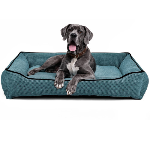 Лежак для собак всех пород EGO Bosyak Soft 2XL 120x100 Синий (лежанка для больших собак от 30 кг)