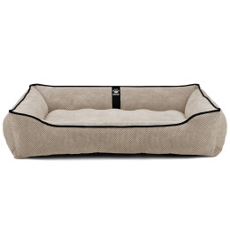 Лежак для собак всех пород EGO Bosyak Soft XL 110x85 Бежевый (лежанка для больших собак 20-27 кг)