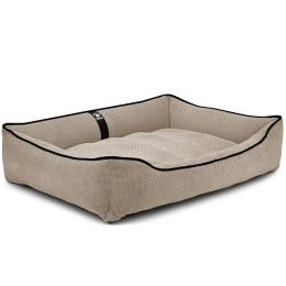 Лежак для собак всех пород EGO Bosyak Soft XL 110x85 Бежевый (лежанка для больших собак 20-27 кг)