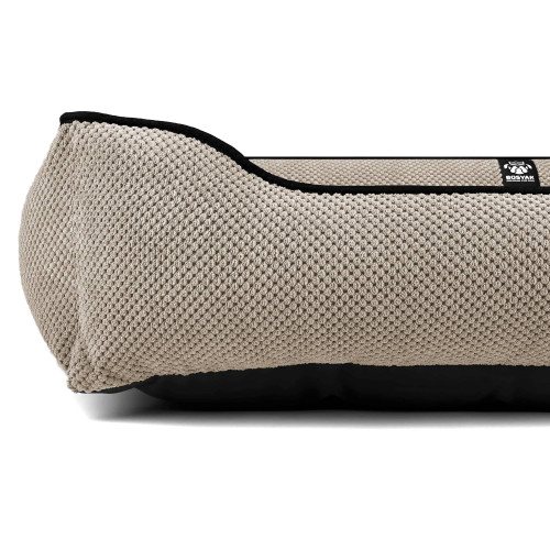 Лежак для собак всех пород EGO Bosyak Soft XL 110x85 Бежевый (лежанка для больших собак 20-27 кг)