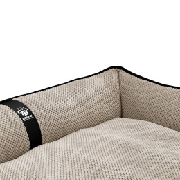 Лежак для собак всех пород EGO Bosyak Soft XL 110x85 Бежевый (лежанка для больших собак 20-27 кг)