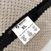 Лежак для собак всех пород EGO Bosyak Soft XL 110x85 Бежевый (лежанка для больших собак 20-27 кг)