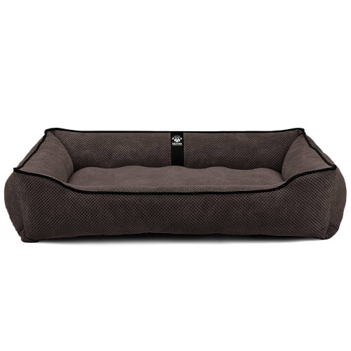 Лежак для собак всех пород EGO Bosyak Soft XL 110x85 Коричневый (лежанка для больших собак 20-27 кг)