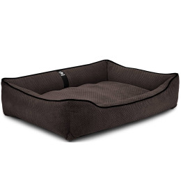 Лежак для собак всех пород EGO Bosyak Soft XL 110x85 Коричневый (лежанка для больших собак 20-27 кг)