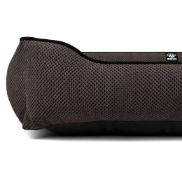 Лежак для собак всех пород EGO Bosyak Soft XL 110x85 Коричневый (лежанка для больших собак 20-27 кг)