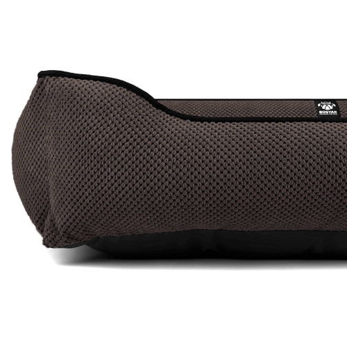 Лежак для собак всех пород EGO Bosyak Soft XL 110x85 Коричневый (лежанка для больших собак 20-27 кг)