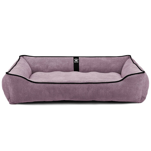 Лежак для собак всех пород EGO Bosyak Soft XL 110x85 Розовый (лежанка для больших собак 20-27 кг)