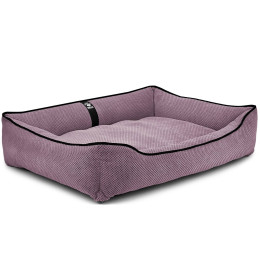 Лежак для собак всех пород EGO Bosyak Soft XL 110x85 Розовый (лежанка для больших собак 20-27 кг)
