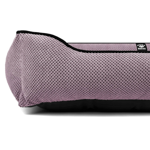 Лежак для собак всех пород EGO Bosyak Soft XL 110x85 Розовый (лежанка для больших собак 20-27 кг)