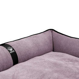 Лежак для собак всех пород EGO Bosyak Soft XL 110x85 Розовый (лежанка для больших собак 20-27 кг)