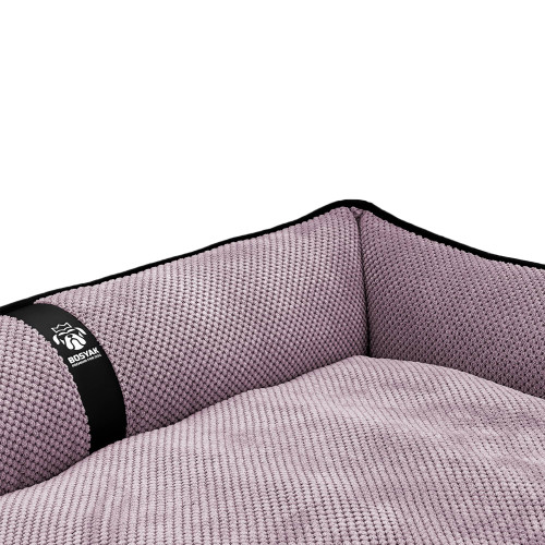 Лежак для собак всех пород EGO Bosyak Soft XL 110x85 Розовый (лежанка для больших собак 20-27 кг)