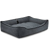 Лежак для собак всех пород EGO Bosyak Soft XL 110x85 Серый (лежанка для больших собак 20-27 кг)