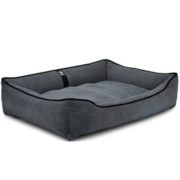 Лежак для собак всех пород EGO Bosyak Soft XL 110x85 Серый (лежанка для больших собак 20-27 кг)