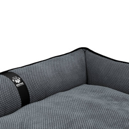 Лежак для собак всех пород EGO Bosyak Soft XL 110x85 Серый (лежанка для больших собак 20-27 кг)