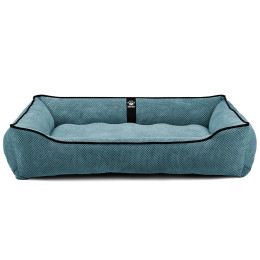 Лежак для собак всех пород EGO Bosyak Soft XL 110x85 Синий (лежанка для больших собак 20-27 кг)