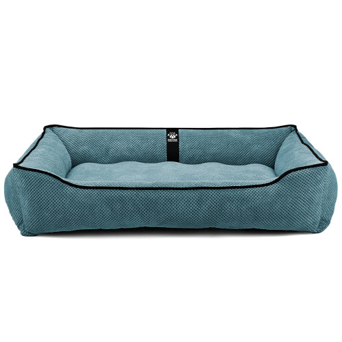 Лежак для собак всех пород EGO Bosyak Soft XL 110x85 Синий (лежанка для больших собак 20-27 кг)