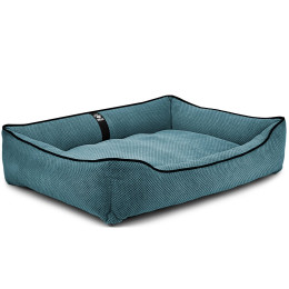 Лежак для собак всех пород EGO Bosyak Soft XL 110x85 Синий (лежанка для больших собак 20-27 кг)