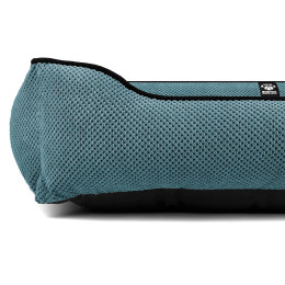 Лежак для собак всех пород EGO Bosyak Soft XL 110x85 Синий (лежанка для больших собак 20-27 кг)