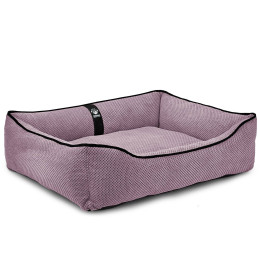Лежак для собак всех пород EGO Bosyak Soft L 95x80 Розовый (лежанка для средних собак 12-20 кг)
