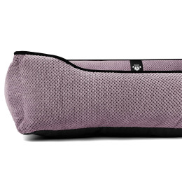 Лежак для собак всех пород EGO Bosyak Soft L 95x80 Розовый (лежанка для средних собак 12-20 кг)
