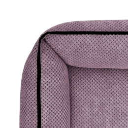 Лежак для собак всех пород EGO Bosyak Soft L 95x80 Розовый (лежанка для средних собак 12-20 кг)