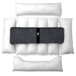 Лежак для собак всех пород EGO Bosyak Soft L 95x80 Серый (лежанка для средних собак 12-20 кг)