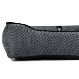 Лежак для собак всех пород EGO Bosyak Soft L 95x80 Серый (лежанка для средних собак 12-20 кг)
