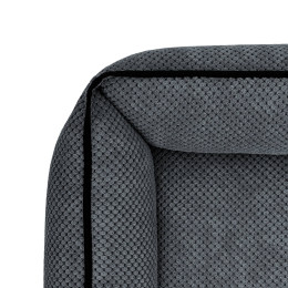 Лежак для собак всех пород EGO Bosyak Soft L 95x80 Серый (лежанка для средних собак 12-20 кг)