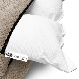 Лежак для собак и котов EGO Bosyak Soft S 65x55 Бежевый (лежанка для кошек и собак 4-6 кг)