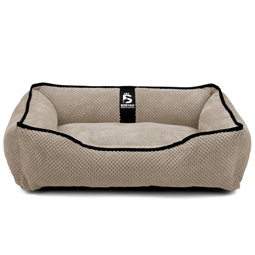 Лежак для собак и котов EGO Bosyak Soft S 65x55 Бежевый (лежанка для кошек и собак 4-6 кг)