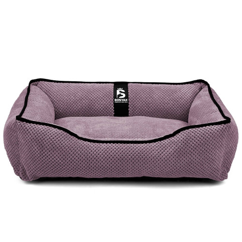 Лежак для собак и котов EGO Bosyak Soft S 65x55 Розовый (лежанка для кошек и собак 4-6 кг)