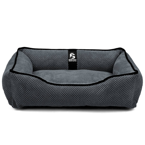 Лежак для собак и котов EGO Bosyak Soft S 65x55 Серый (лежанка для кошек и собак 4-6 кг)