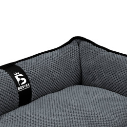 Лежак для собак и котов EGO Bosyak Soft S 65x55 Серый (лежанка для кошек и собак 4-6 кг)