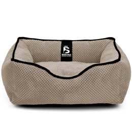 Лежак для собак и котов EGO Bosyak Soft XS 50x45 Бежевый (лежанка для кошек и собак до 4 кг)